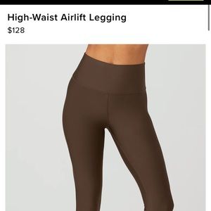 HIGH-WAIST AIRLIFT LEGGING - ESPRESSO